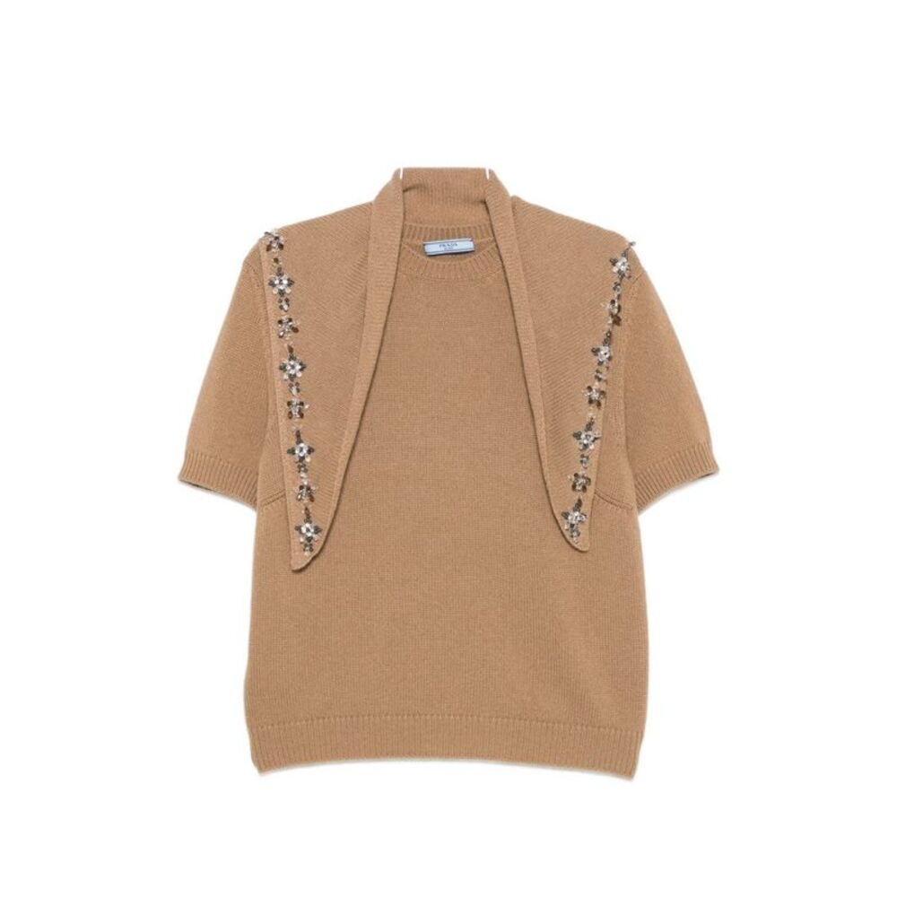 Prada Women Cashmere Crewneck Sweater